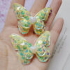 Wholesale Shell Sequin Double Layer Butterfly Kids Hair Accessories