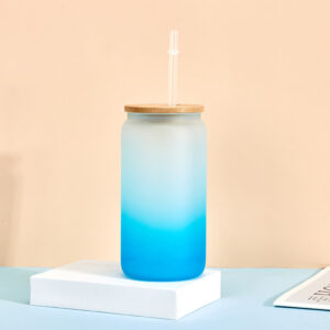 16oz single layer gradient light blue / 401-500ml