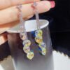 Wholesale Long Tassels Crystal Earrings