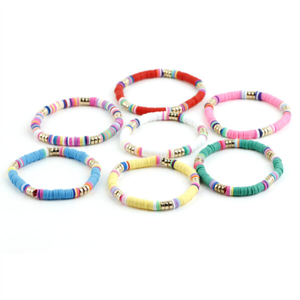 Wholesale Multicolor Soft Pottery Bracelet
