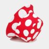 O1CN01F8RJYT2AbGtmZZcr8_2496528221-0-cib Wholesale Cotton Red and White Mushroom Pattern Reversible Bucket Hat
