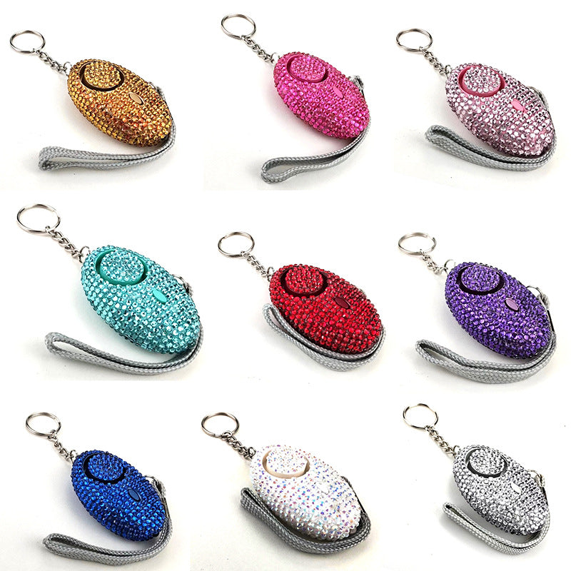 Wholesale Multifunctional Diamond Encrusted Plastic Keychain