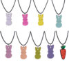 Wholesale Easter Candy Color Bunny Wooden Earrings