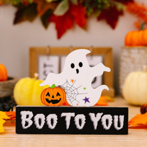 Halloween wooden letter Table D