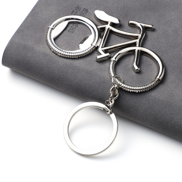 Wholesale Bicycle Bottle Opener Metal Keychains