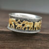 O1CN01FBVBTC294v8tgGLZm__3175378015-0-cib Wholesale Alloy Big and Small Elephant Rings
