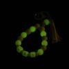 Wholesale Luminous Color Silicone Beaded Wrist Keychain