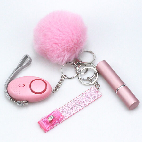 O1CN01FEe3UY1aHjp5pa4Cb_2215681763305-0-cib Wholesale Plastic Hairball ATM Card Reader Empty Perfume Bottle Keychain Set