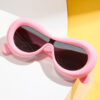 Wholesale PC Funny Cat Eye Concave One Piece Sunglasses