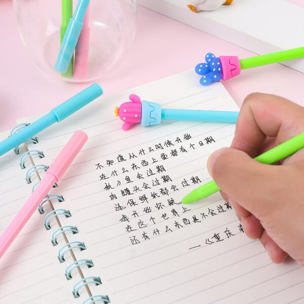 Wholesale Soft Gel Cactus Neutral Pen