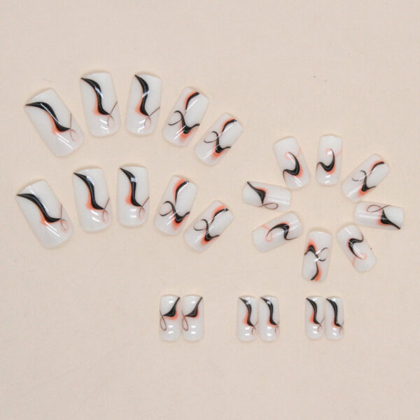 O1CN01FJAwPP1qQvdyHxVzN_3917635491-0-cib Wholesale Mid-Long Irregular Stripe Corrugated Nail Stickers