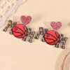 Wholesale Ball Sports Acrylic Ball Mother’s Day Gift Earrings