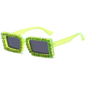 C3-transparent green frame Gray