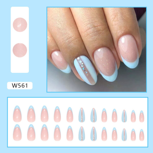 O1CN01FN8bSq1qQvde0BpHU_3917635491-0-cib Wholesale Almond Nail Light Blue Nail Stickers