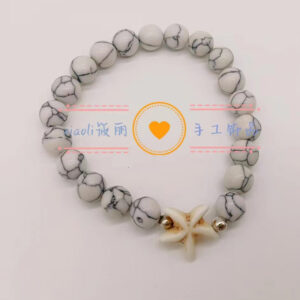 White starfish White turquoise