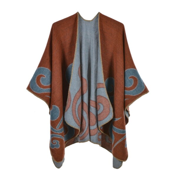 Wholesale Imitation Cashmere Cape Scarves