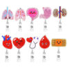 Wholesale Badge Reels Doctor Nurse ABS Retractable Keychains