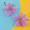 Wholesale Kids Mesh Butterfly Fabric Hair Clips Baby Supplies