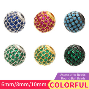 Rose Gold Champagne Drill / 8mm