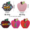 Wholesale Cartoon Apple Teacher Silicone Focal Beads