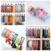 Wholesale Cord Embroiderable Logo Ethnic Style Letter Woven Tassel Bracelet