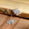 Wholesale Vintage Ginkgo Leaf Earrings