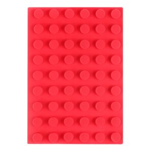 A6 dot grid notebook (red) - button color random