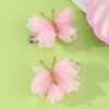 Wholesale Kids Mesh Butterfly Fabric Hair Clips Baby Supplies