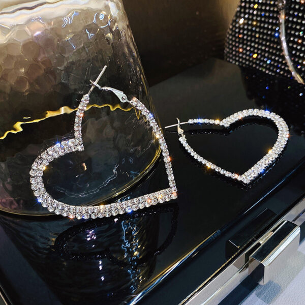 Wholesale Love Full Diamond Earrings