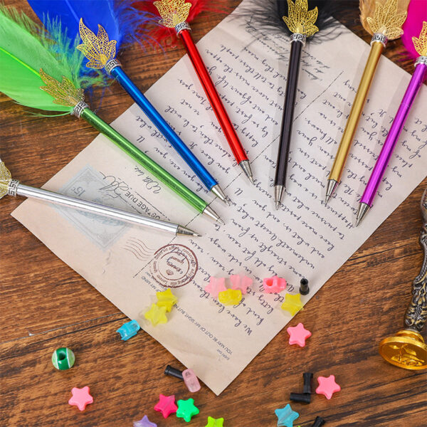 O1CN01FXt2qb1JG2tziS7Rd_4055571000-0-cib Wholesale Multicolor Feather Pens