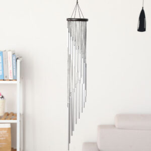 Pine -35 inch silver aluminum pipe Wind Chime (WH953S)