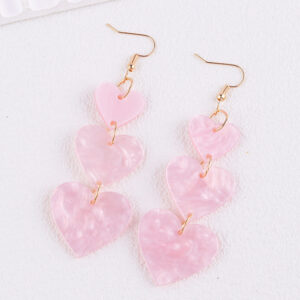 Pink love ear hook