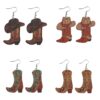 O1CN01FaH7sT1ZzPyvNFYka_2214986983265-0-cib Wholesale Western Cowboy Boots Hat Wooden Earrings