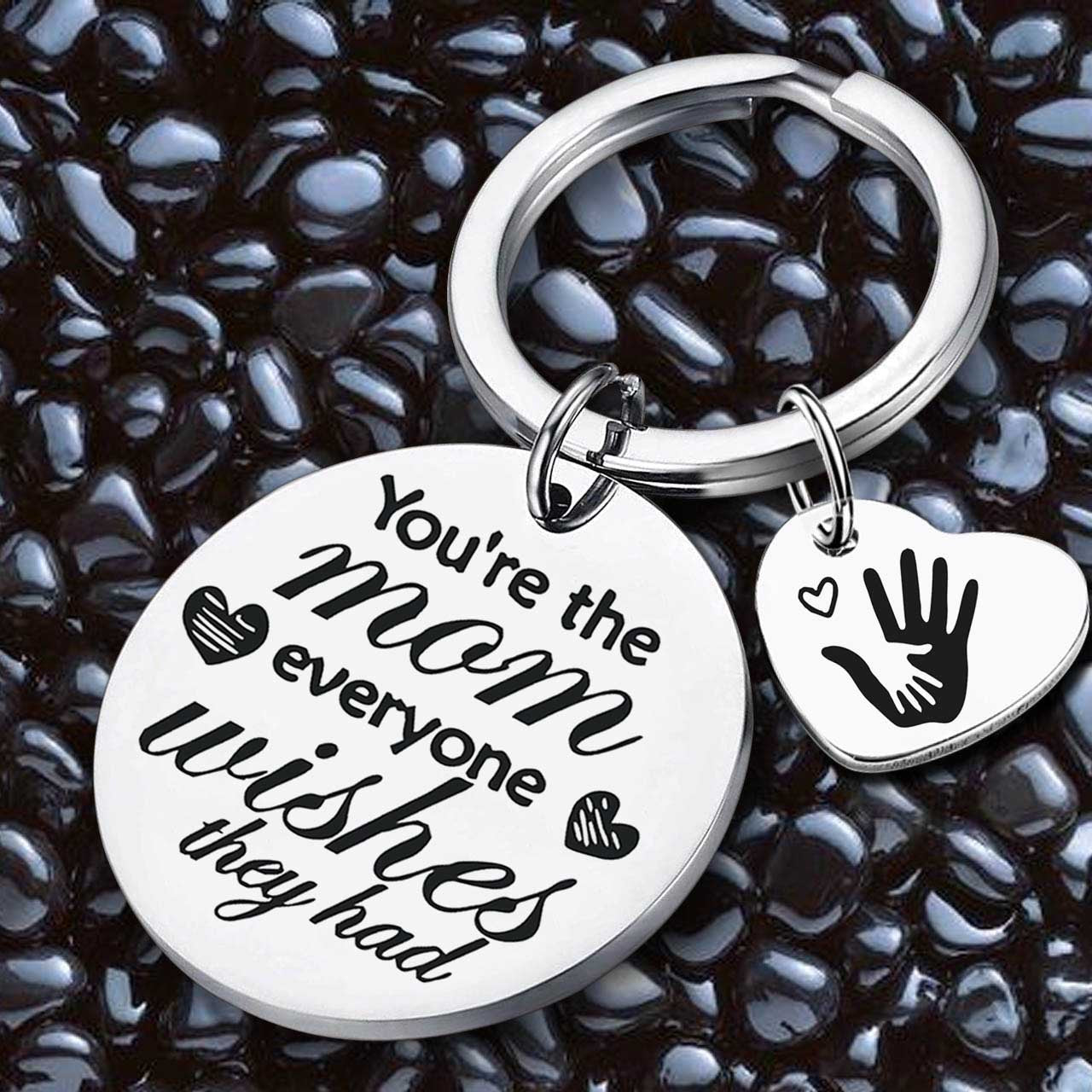 Wholesale You're The Mom ryone Mother's Day Stainless Steel Creative Keychain