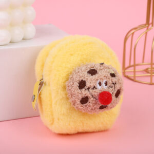 Plush key case-Red Nose cookies yellow