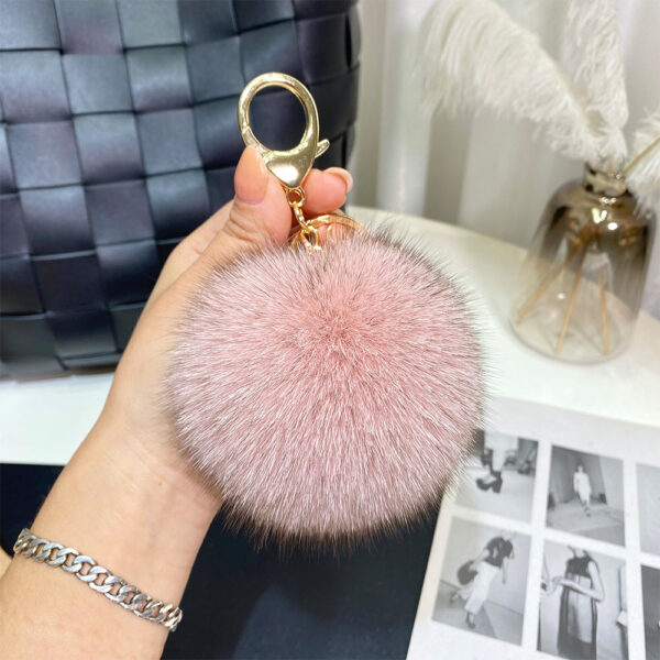 Wholesale 9cm Fur Ball Keychain