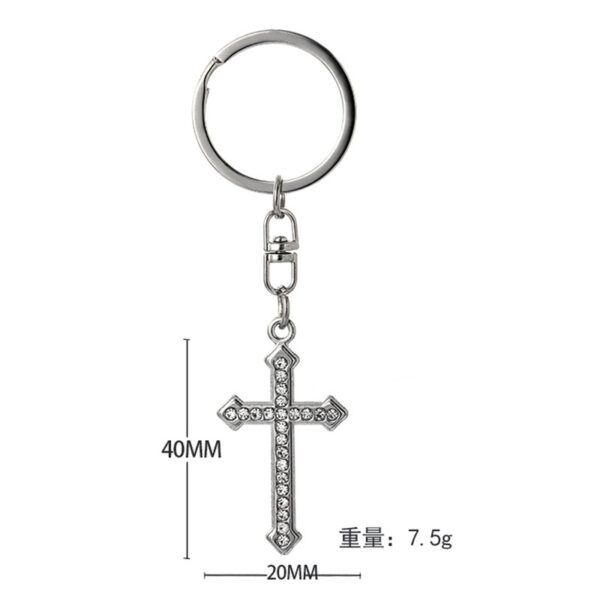 O1CN01FdX7Dx2DPlvEIJ3Zm_2211992368602-0-cib Wholesale Diamond Cross Keychain