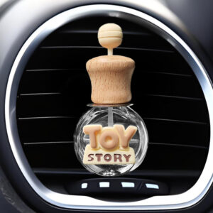 White TOY round perfume bottle (without perfume)