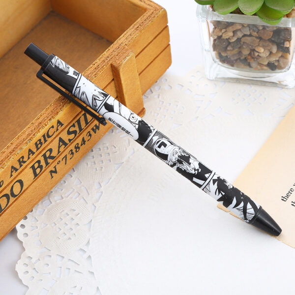 Wholesale Black and White Printed Plastic Neutral Pens