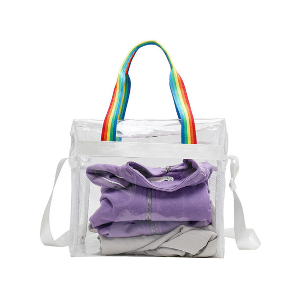 O1CN01Fk8kjT2L7vCh0mFR3_2212854219646-0-cib Wholesale Transparent PVC Tote Bag