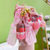 Wholesale Strawberry Floating Into Oil Acrylic Keychains