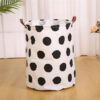 Wholesale Cotton and Linen Dirty Clothes Basket Storage Bucket