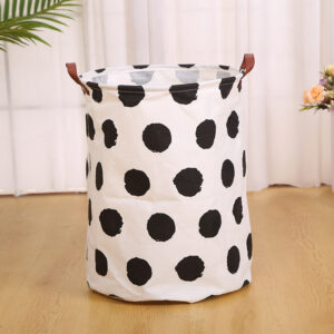 Wholesale Cotton and Linen Dirty Clothes Basket Storage Bucket
