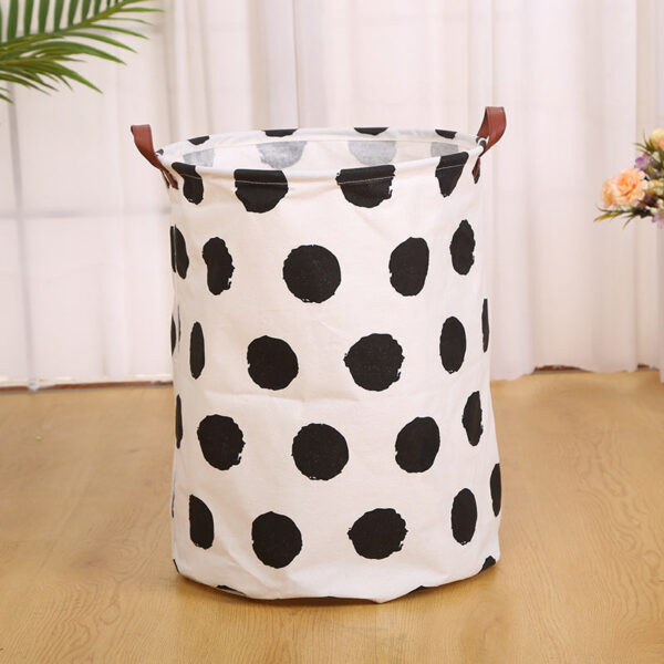 Wholesale Cotton and Linen Dirty Clothes Basket Storage Bucket