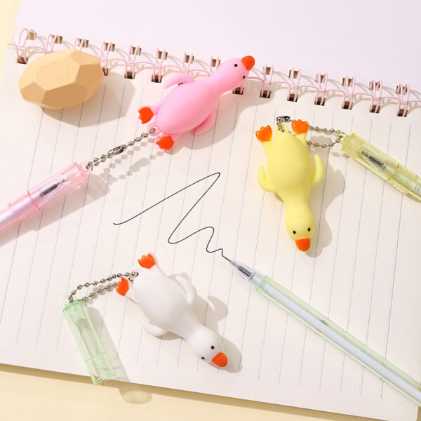 O1CN01FqKIfM1NAKPTLLxYt_2214322641529-0-cib Wholesale Plastic Duck Pendant Erasable Gel Pen