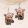 O1CN01FqizVf1qyMbj0ukEZ_2206372095564-0-cib Wholesale of Western Fengxi Highland Cow Earrings