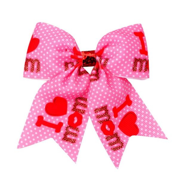 Wholesale Mother's Day Bows Cloth Hair Clips