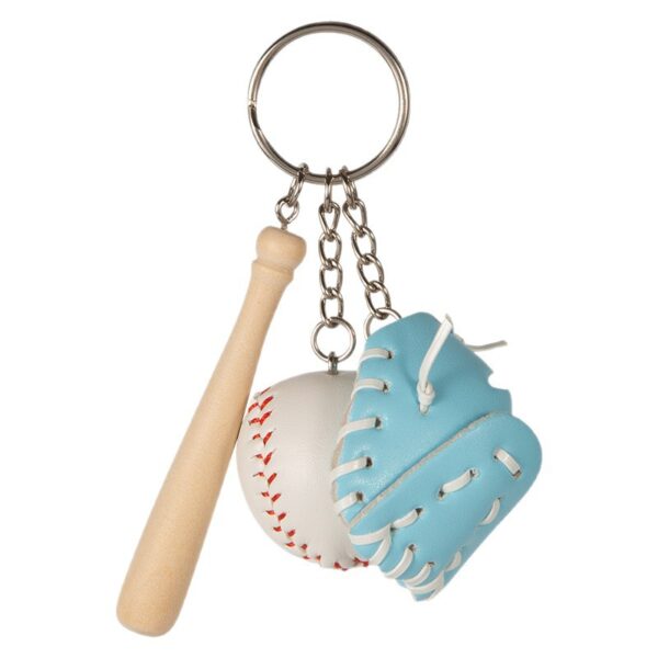 Wholesale PU Baseball Keychains
