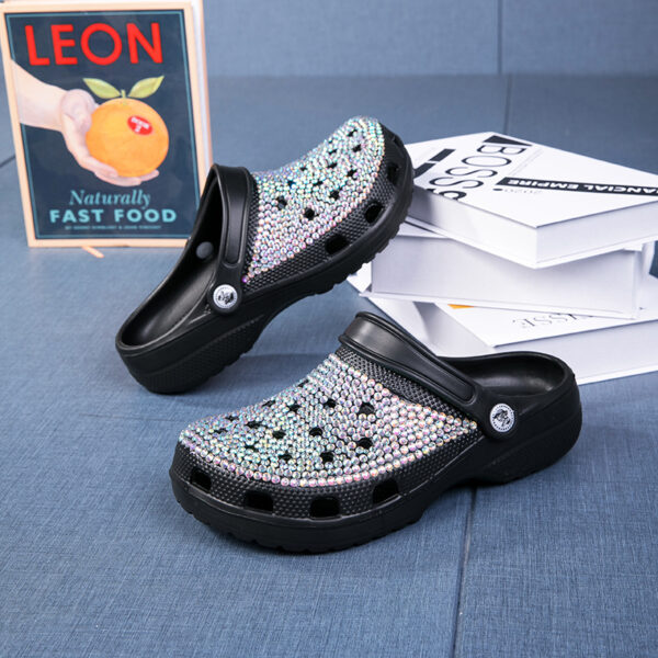 Wholesale Handmade Hot Drill EVA Hole Shoes