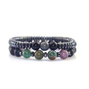Indian agate bracelet
